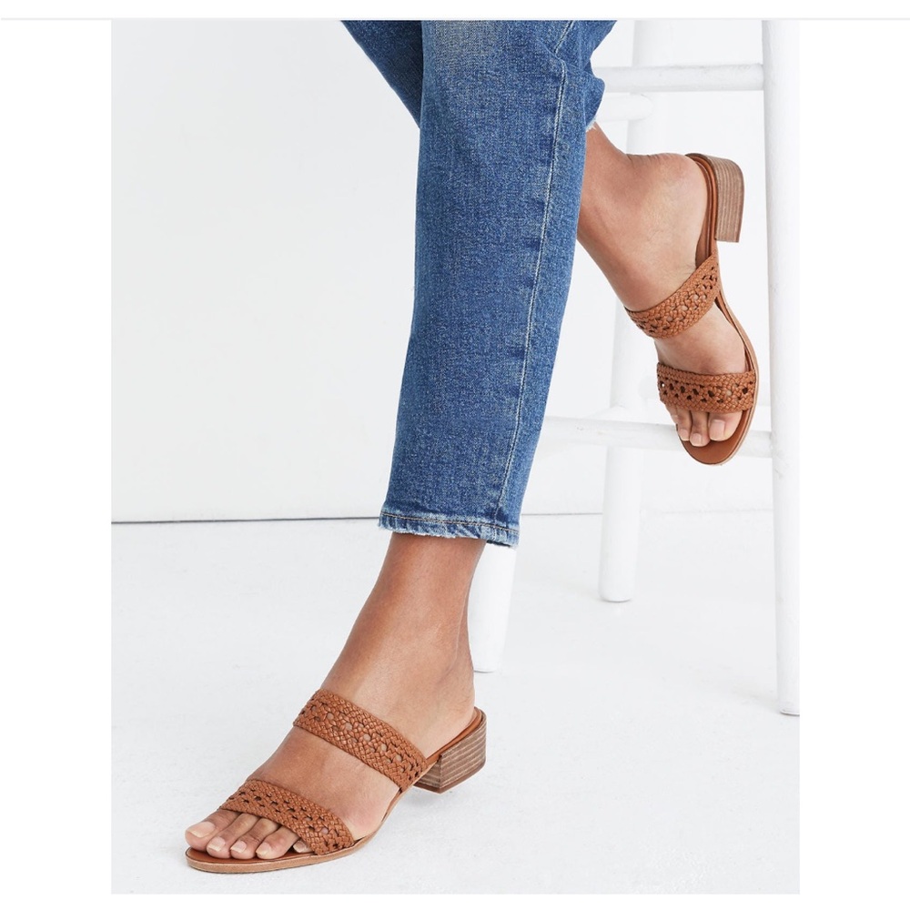 Madewell Marianna Basketweave Slide Sandal